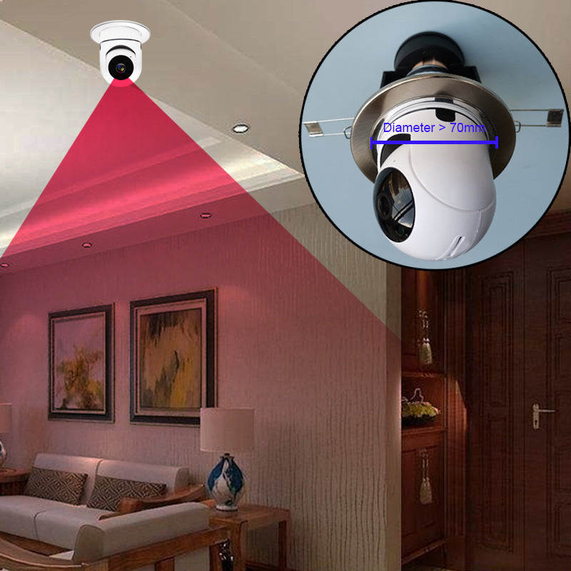 360° Bulb WiFi Camera – Smart Wireless Home Security