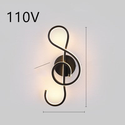 Nordic LED Wall Lamp – Minimalist Bedside Light