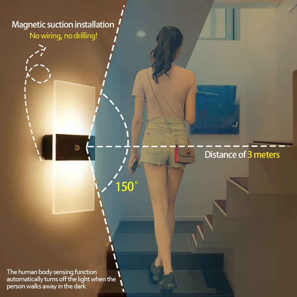 Motion Sensor USB Wall Lamp – Smart Indoor Lighting