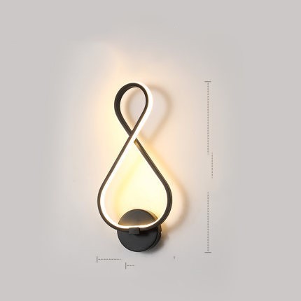 Nordic LED Wall Lamp – Minimalist Bedside Light