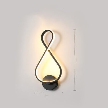 Nordic LED Wall Lamp – Minimalist Bedside Light