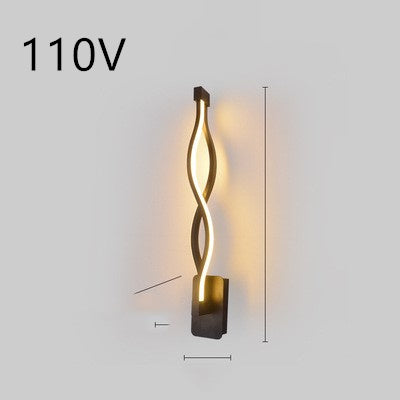 Nordic LED Wall Lamp – Minimalist Bedside Light
