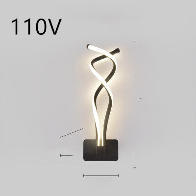 Nordic LED Wall Lamp – Minimalist Bedside Light