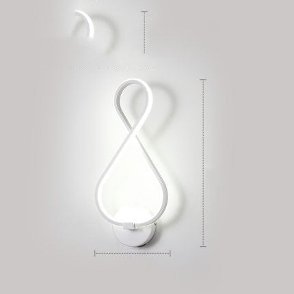 Nordic LED Wall Lamp – Minimalist Bedside Light
