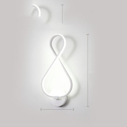 Nordic LED Wall Lamp – Minimalist Bedside Light