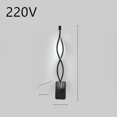 Nordic LED Wall Lamp – Minimalist Bedside Light