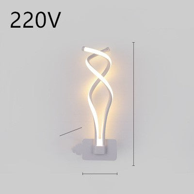 Nordic LED Wall Lamp – Minimalist Bedside Light