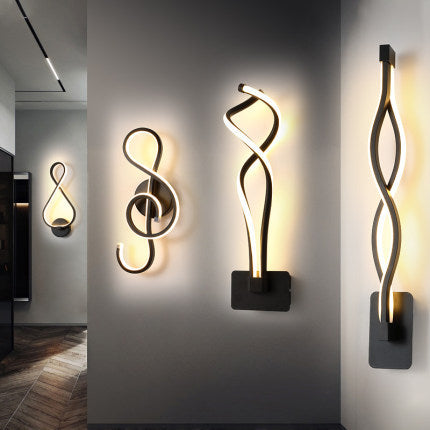 Nordic LED Wall Lamp – Minimalist Bedside Light