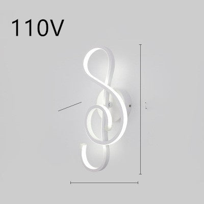Nordic LED Wall Lamp – Minimalist Bedside Light