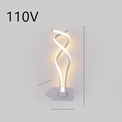Nordic LED Wall Lamp – Minimalist Bedside Light