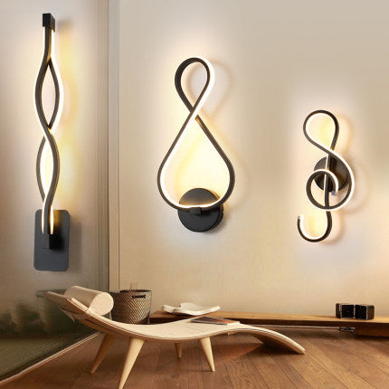 Nordic LED Wall Lamp – Minimalist Bedside Light
