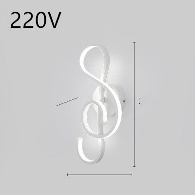 Nordic LED Wall Lamp – Minimalist Bedside Light
