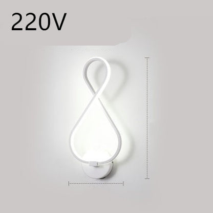 Nordic LED Wall Lamp – Minimalist Bedside Light