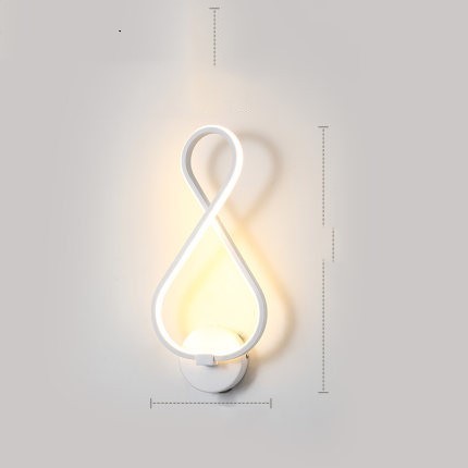 Nordic LED Wall Lamp – Minimalist Bedside Light