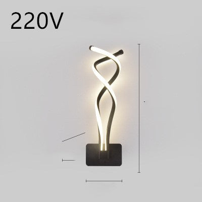 Nordic LED Wall Lamp – Minimalist Bedside Light