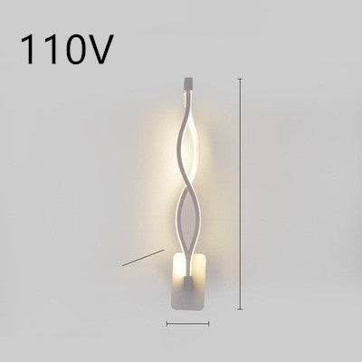 Nordic LED Wall Lamp – Minimalist Bedside Light