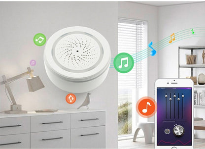 WiFi Smart Sound & Light Alarm – Wireless Household Security Alert