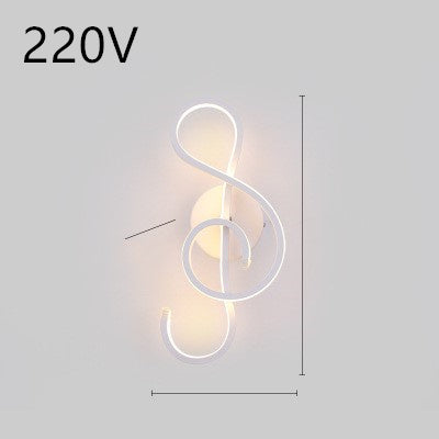 Nordic LED Wall Lamp – Minimalist Bedside Light