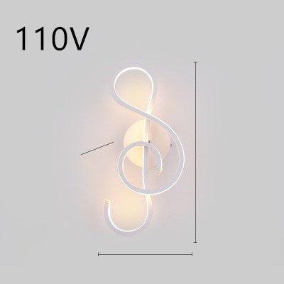 Nordic LED Wall Lamp – Minimalist Bedside Light