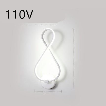 Nordic LED Wall Lamp – Minimalist Bedside Light