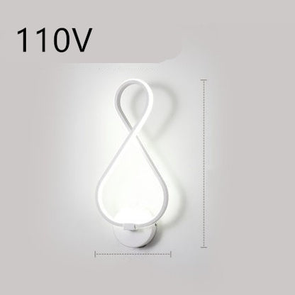 Nordic LED Wall Lamp – Minimalist Bedside Light
