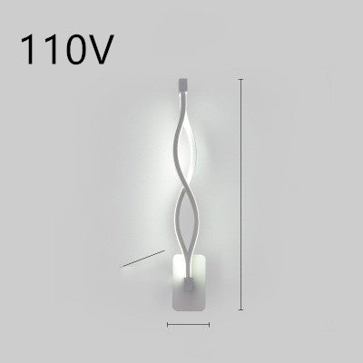 Nordic LED Wall Lamp – Minimalist Bedside Light