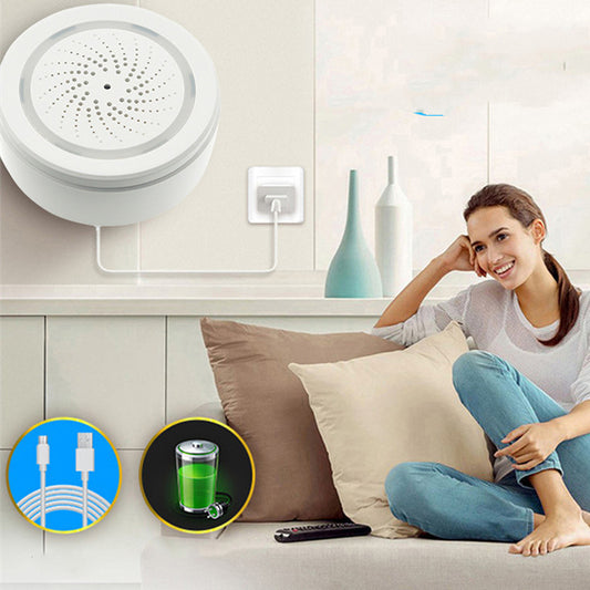 WiFi Smart Sound & Light Alarm – Wireless Household Security Alert