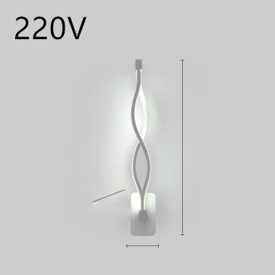 Nordic LED Wall Lamp – Minimalist Bedside Light